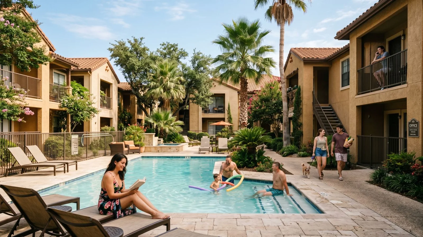 Summer 2026 San Antonio apartment community in peak moving season